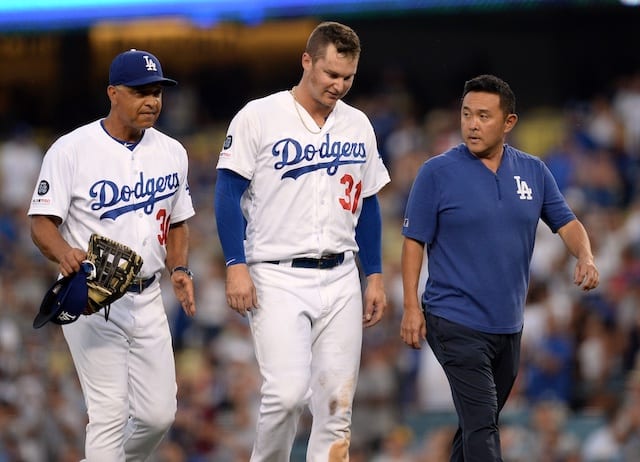 Dodgers News: Joc Pederson Diagnosed With Abdominal Contusion After ...