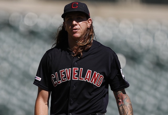 Cleveland Indians Mike Clevinger during media day at the Indians