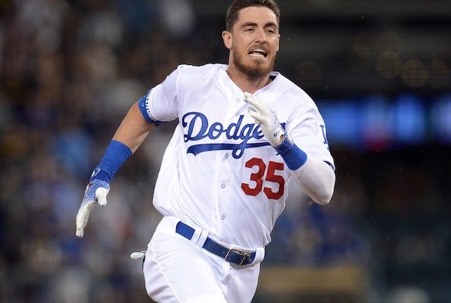 Youth National League Cody Bellinger Majestic Navy 2019 MLB All