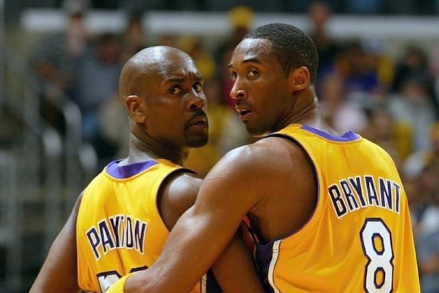 Kobe Bryant Shaquille O'Neal Gary Payton Karl Malone Signed Lakers