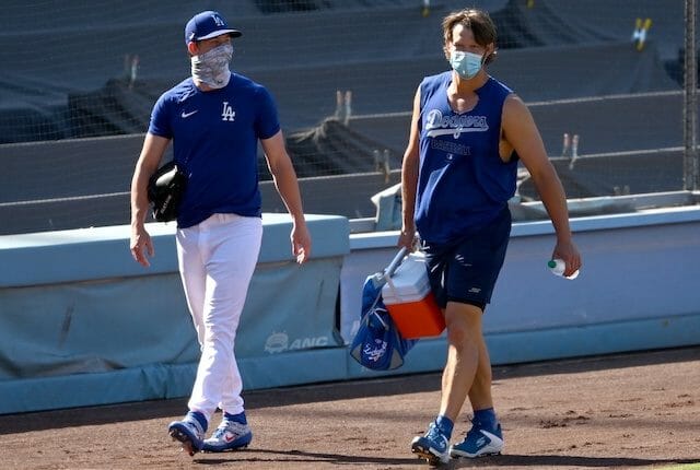 Walker Buehler and Clayton Kershaw Los Angeles Dodgers