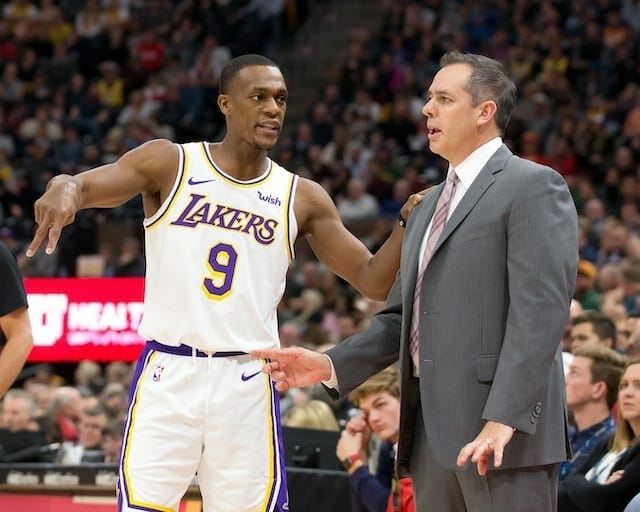 Lakers News: Frank Vogel Wants Rajon Rondo To Help Coach While Rehabbing |  SportsCity.com