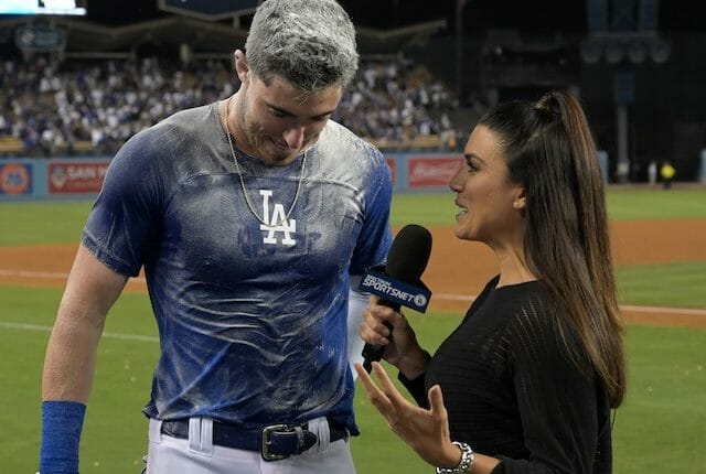 Charitybuzz: 2 LA Dodgers Tickets and Field Passes to Batting Practice Plus  a Meet & Greet with SportsNetLA Host & Reporter, Alanna Rizzo