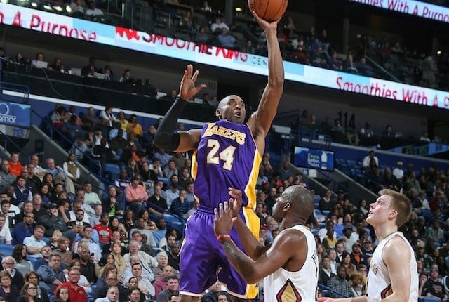 Anthony Davis Marveled At Kobe Bryant Shooting Left-Handed Against Pelicans  - SportsCity.com
