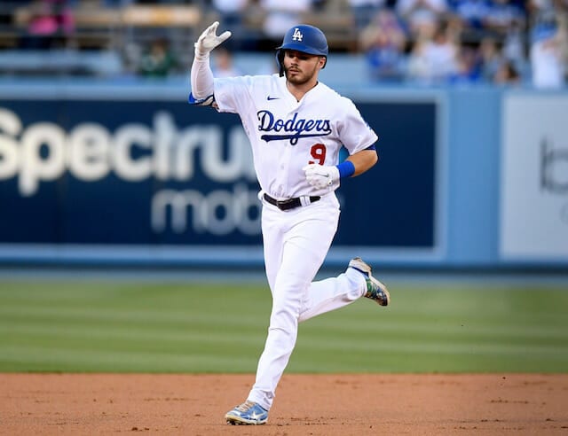 Dodgers' Gavin Lux is 'taking some shots' to flex more power - The