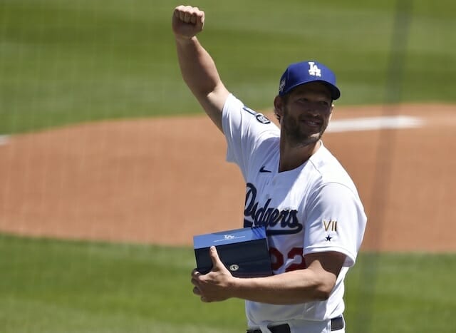 Clayton Kershaw T-Shirt Replaces Trevor Bauer Bobblehead On 2021 Dodgers  Giveaways Schedule 