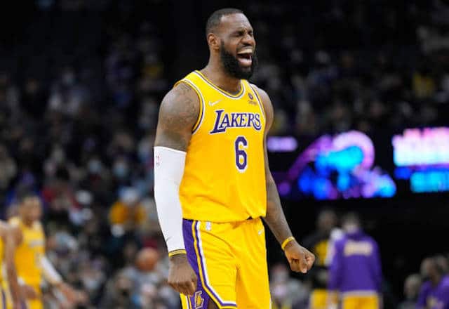 Leading Vote Getters LeBron James Lakers NBA All Start 2022 T