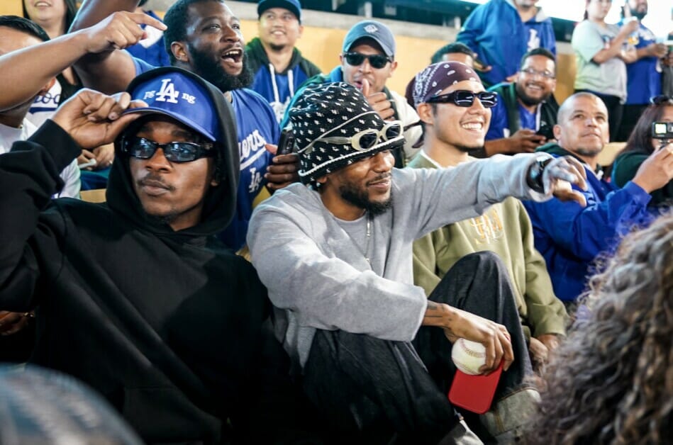 Kendrick Lamar Watched Dodgers Games From Right Field Pavilion In