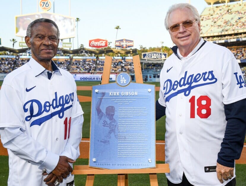 Dodgers Video: Kirk Gibson “Legends Of Dodger Baseball” Ceremony