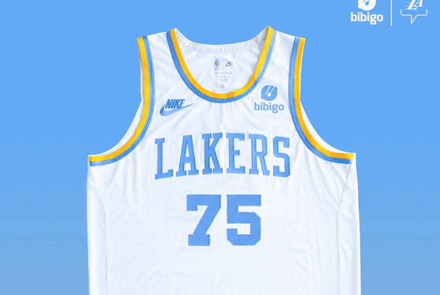 2022-23 Los Angeles Lakers Bibigo Patch for the City Edition Authentic  Jersey
