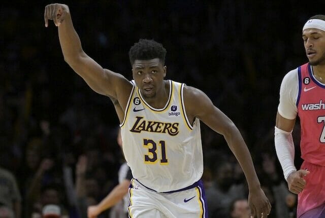 Lakers love Thomas Bryant's size on 'D' and 3-point shooting