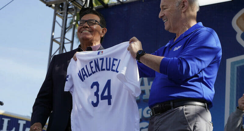 Fernando Valenzuela No. 34 Jersey Retirement Celebration at Dodger Stadium  