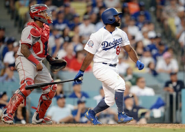 Dodgers' outfielder Andrew Toles' season is over after torn ACL