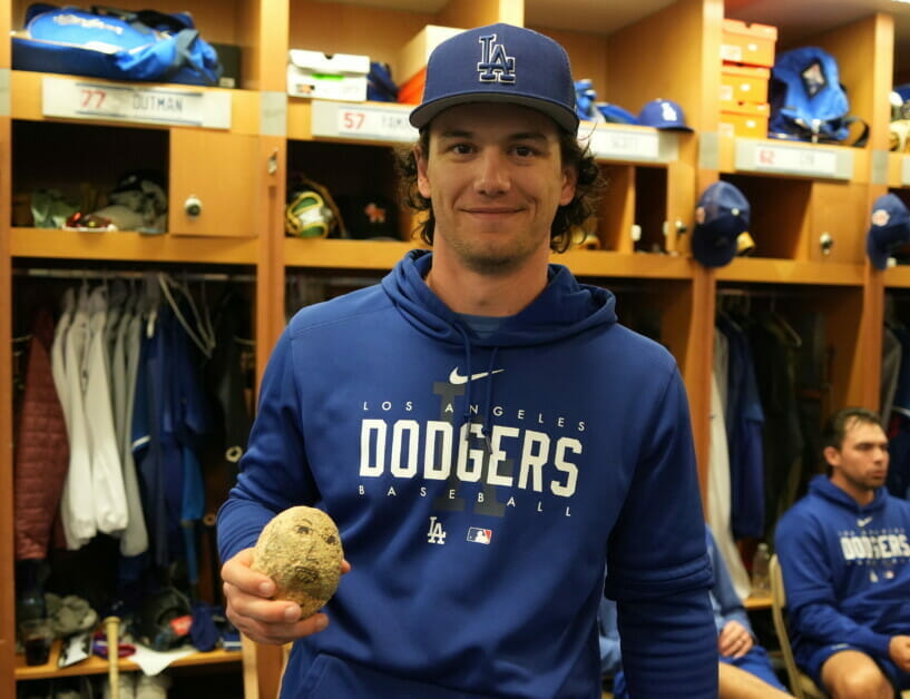 Why Dodgers Prospect James Outman Keeps Pet Rock In His Locker