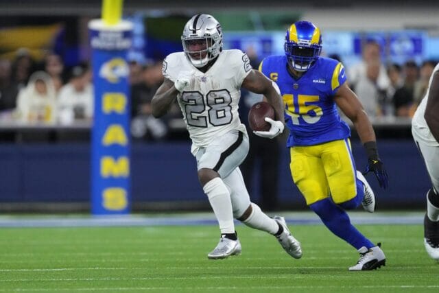 Leading rusher Jacobs hopes to stay with Raiders