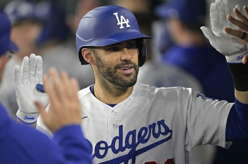 Los Angeles Dodgers place designated hitter J.D. Martinez on injured list  with groin tightness